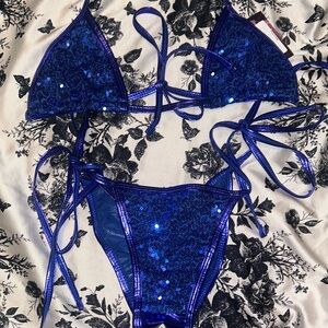 Blue swimsuit/lingerie